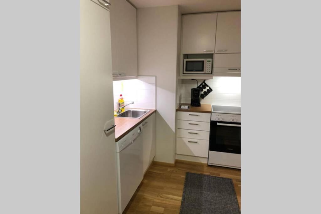 Keskustan Kaksio 45 M2 Autopaikalla, Rautatienkatu 19, 9 Krs Apartman Oulu Kültér fotó